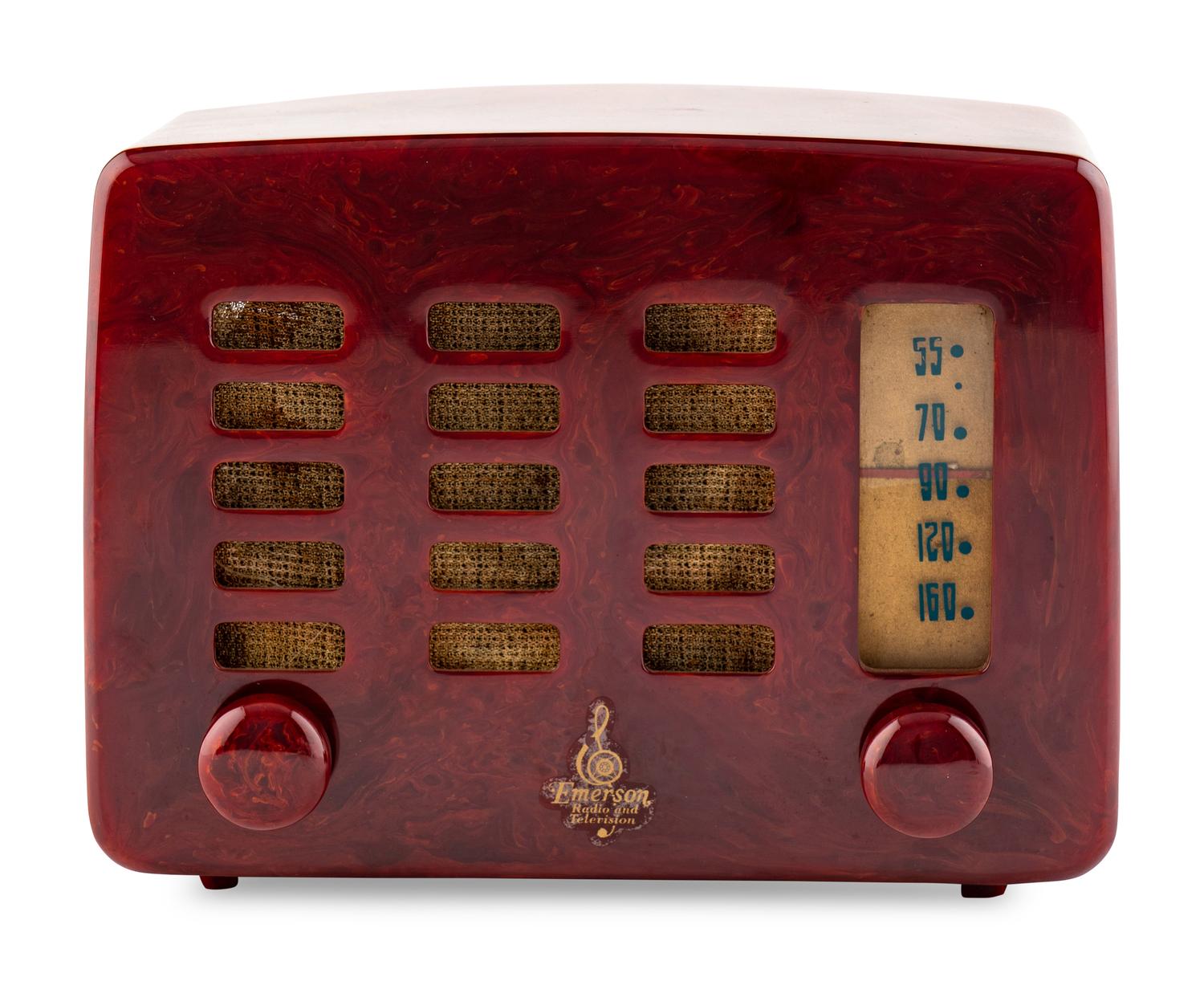 An Emerson 564 Slot Grille Radio