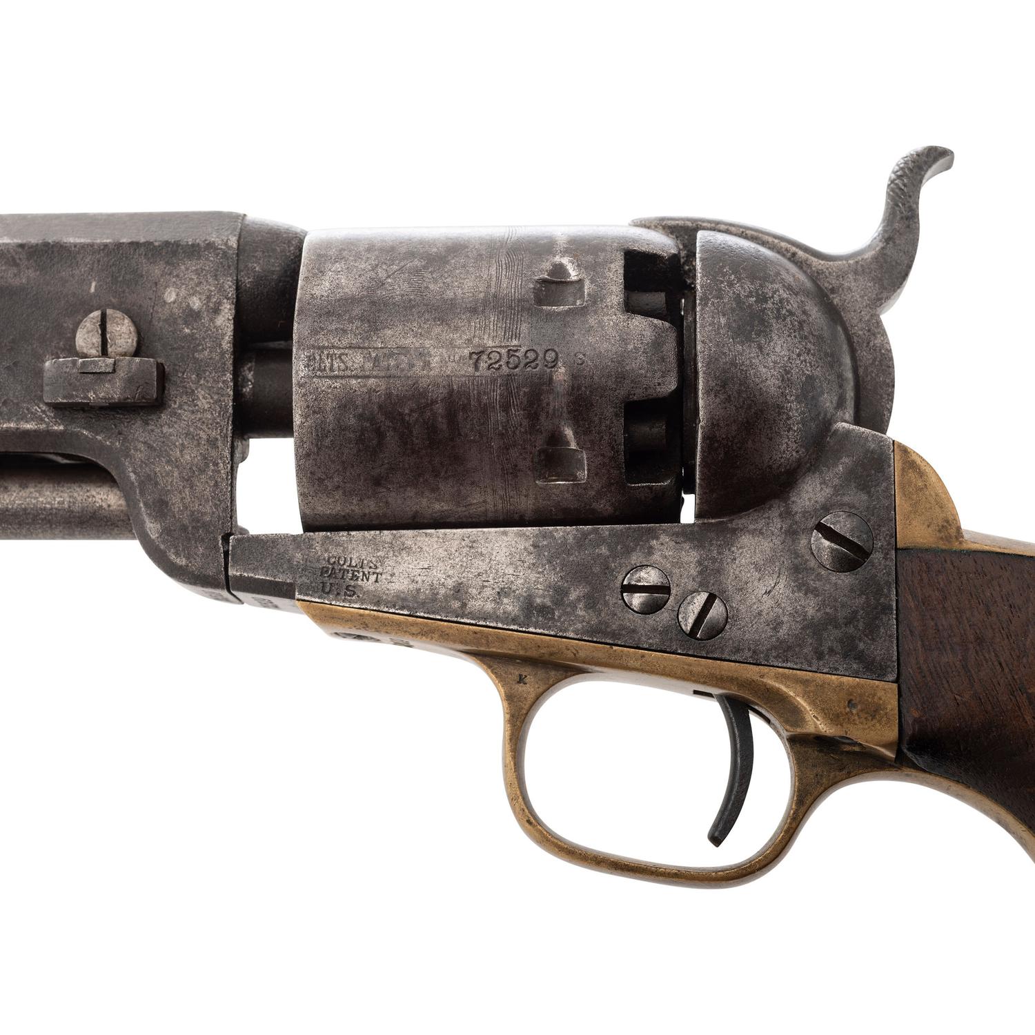 Colt Model 1851 Navy Revolver Presented by the American Express Co. to F.S. Church, who later became a famous artist