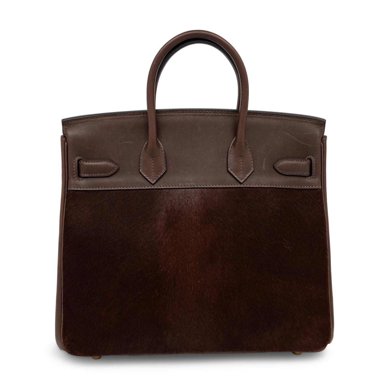 Hermès, Limited Edition HAC Birkin 28 in Pony Hair & Swift Leather