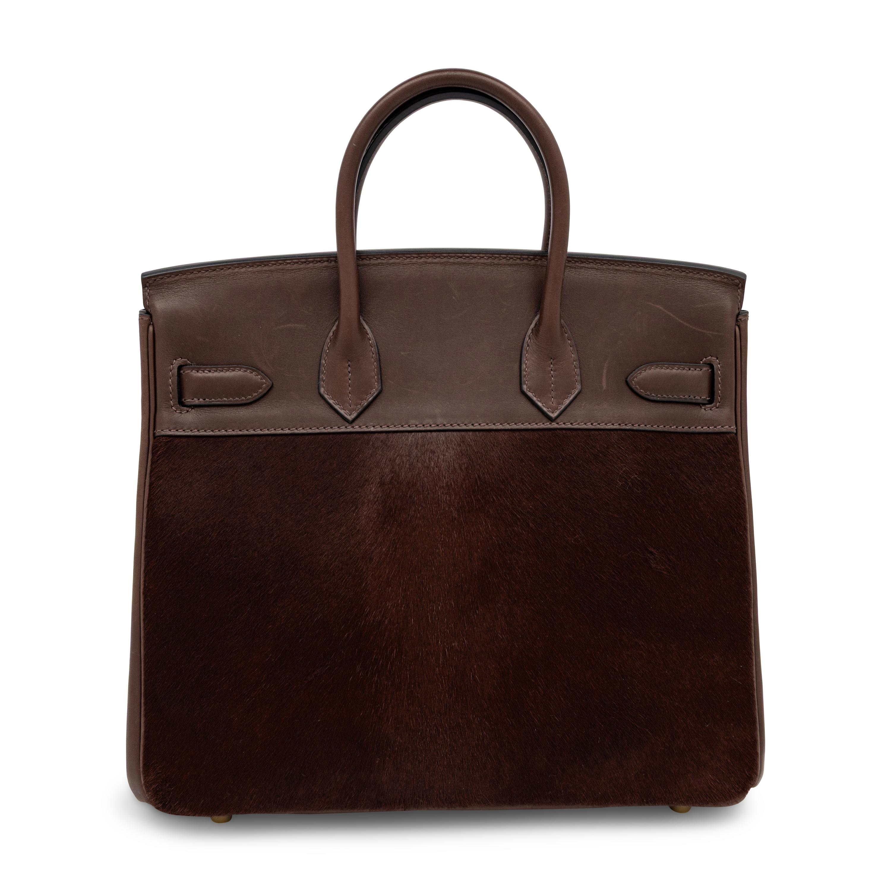 Hermès, Limited Edition HAC Birkin 28 in Pony Hair & Swift Leather