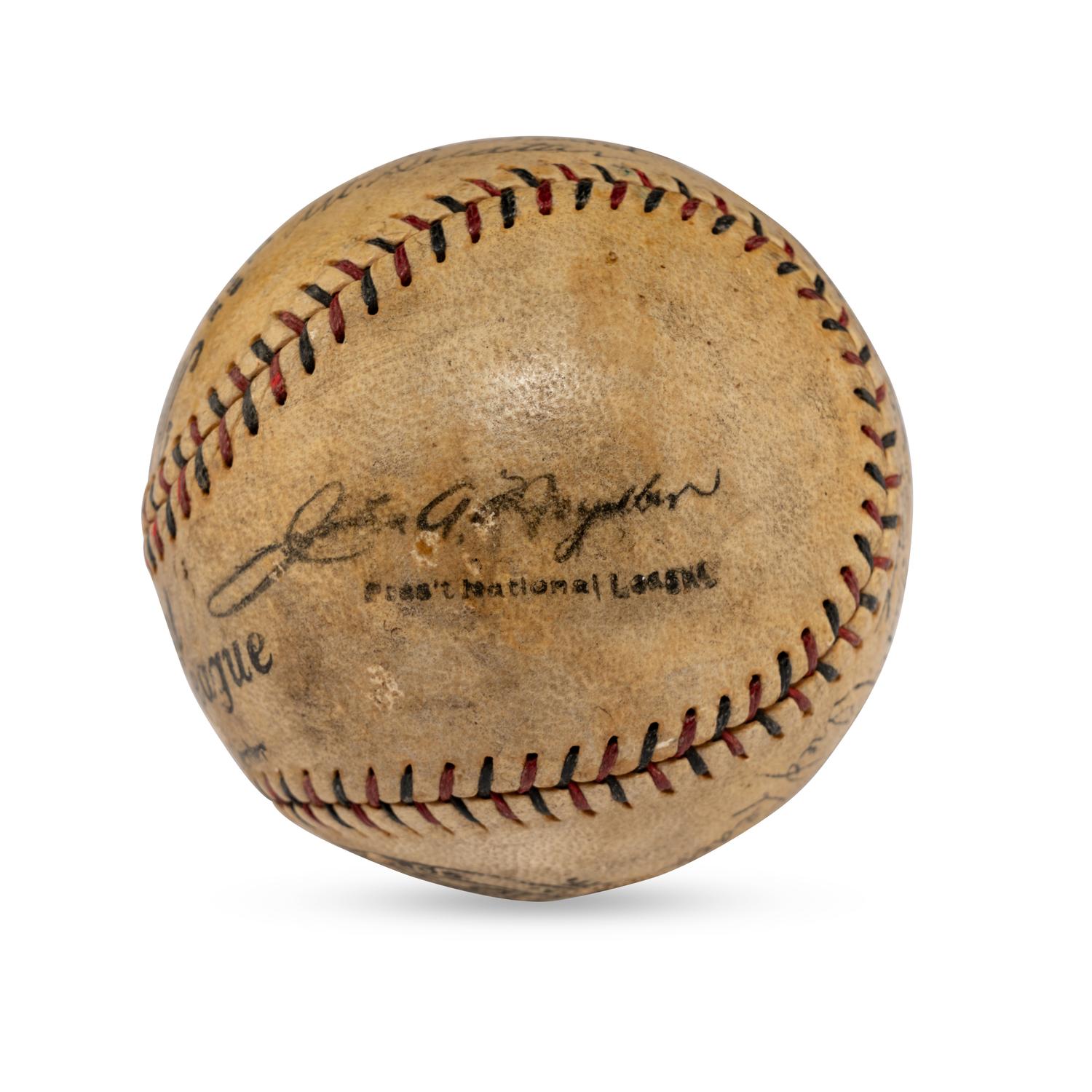 A 1927 Philadelphia Phillies Team Signed Autograph Baseball (Beckett Authentication Services)