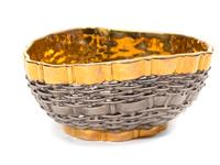 An Italian Porcelain Basket — 20TH CENTURY