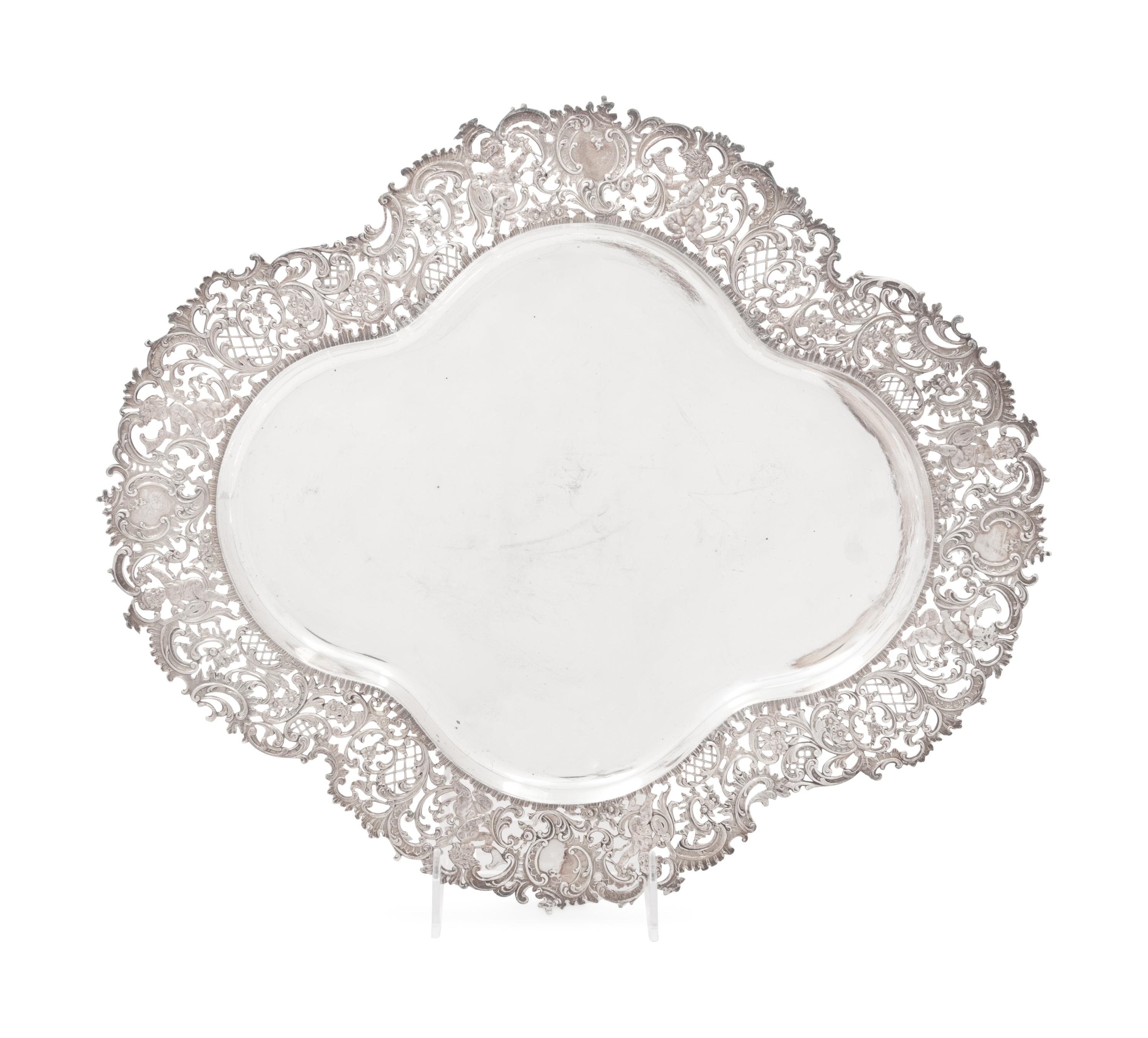An American Silver Serving Dish