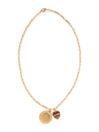 YELLOW GOLD NECKLACE AND CHARMS
