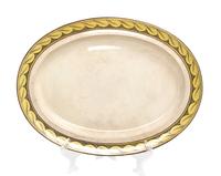 Two Continental Ceramic Platters Length of larger 22 inches.