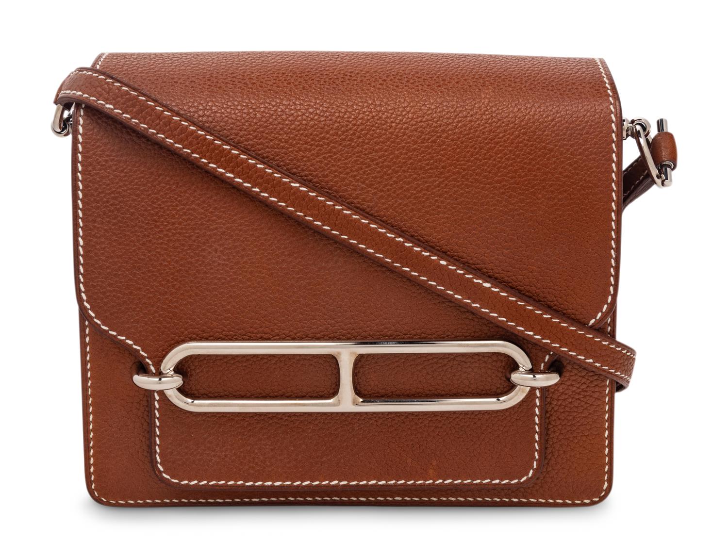 HERMÈS SAC ROULIS 18 IN FAUVE BARENIA FAUBOURG