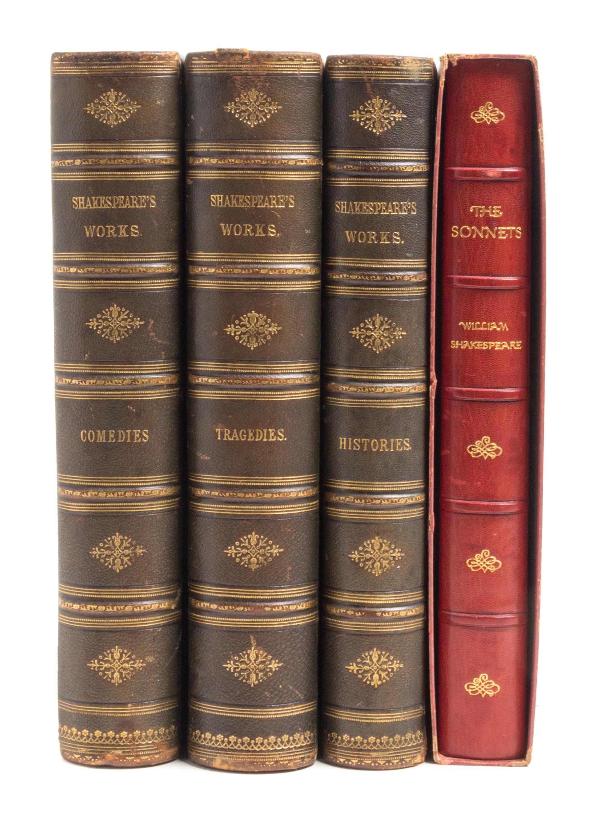 (SHAKESPEARE, WILLIAM) 4 vols., including The Royal Shakespeare [and] The Plays. London,