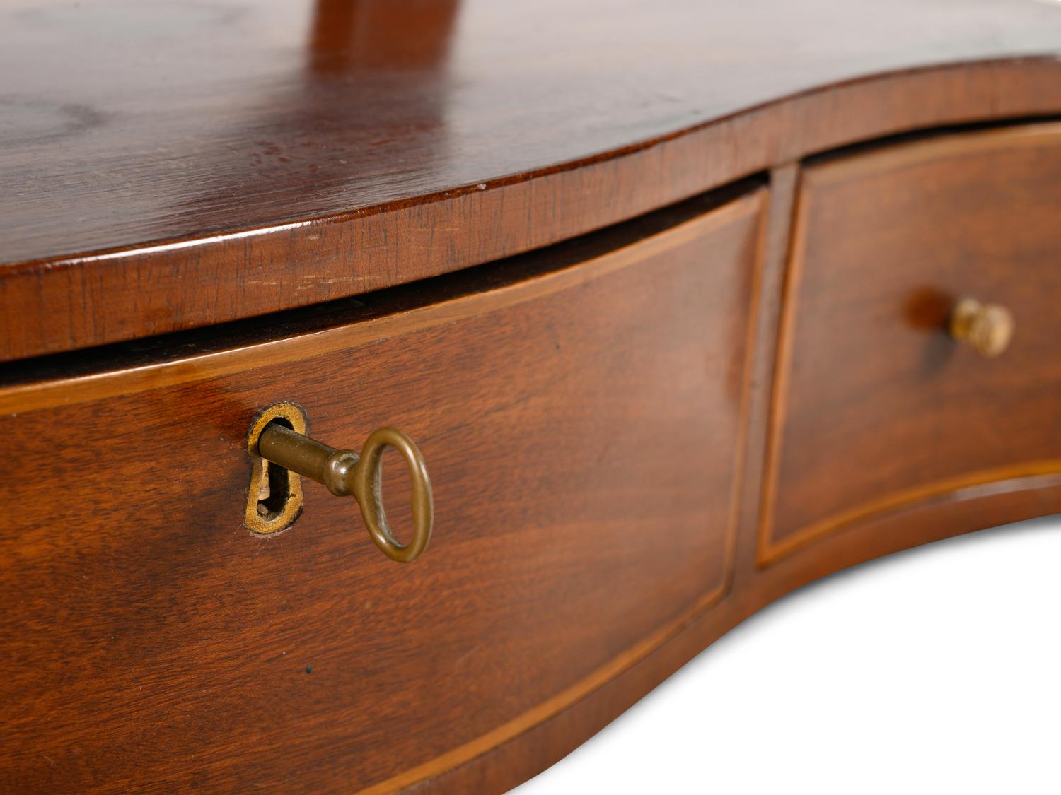 A Regency Mahogany Dressing Mirror