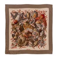 Three 90cm Hermès Scarves: Two Silk/Chiffon, One Cashmere/Silk