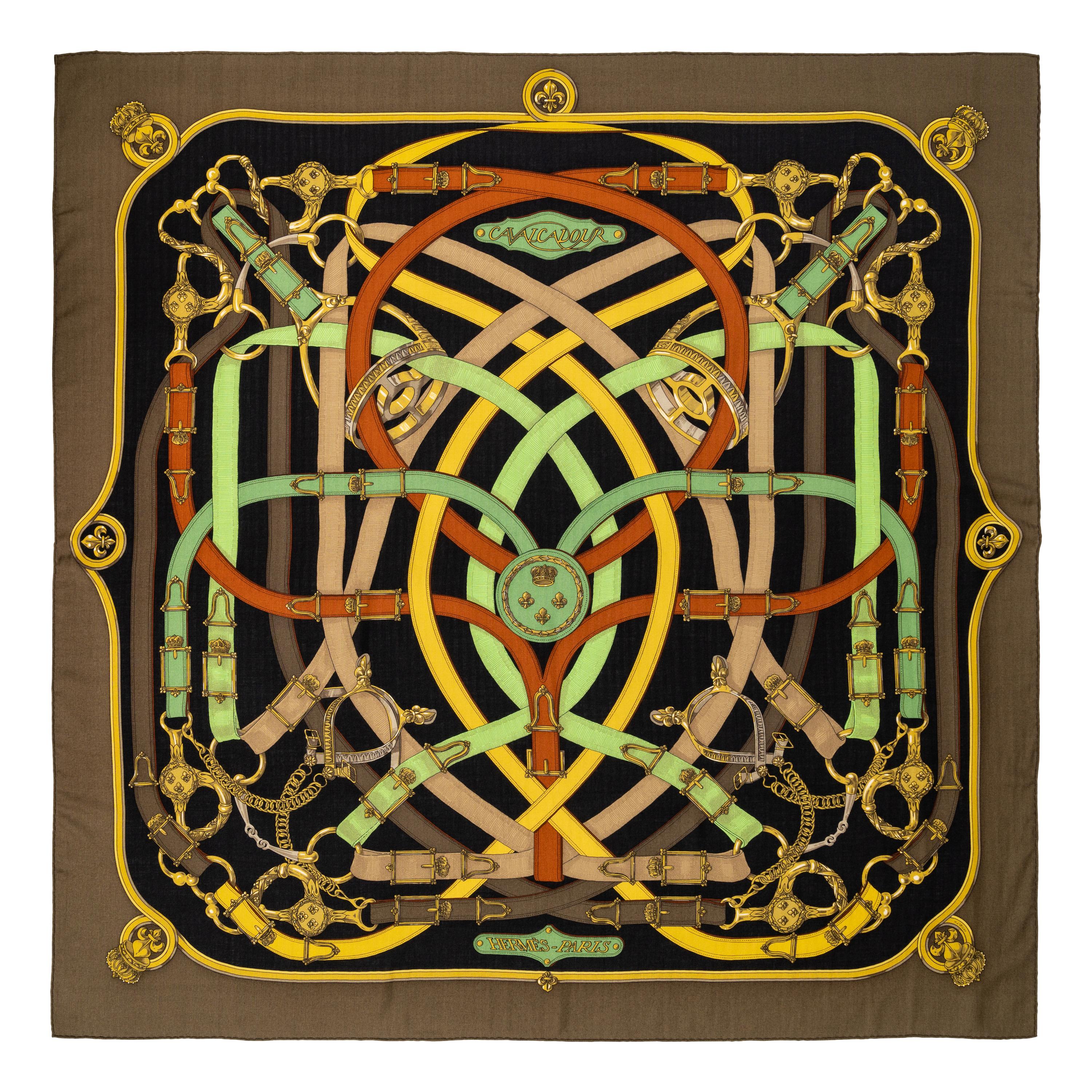 Hermès 140cm Cashmere/Silk Scarf
