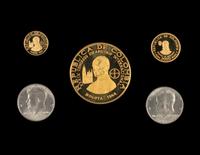 [COLOMBIA] A Set of Three 1968 Proof Coins