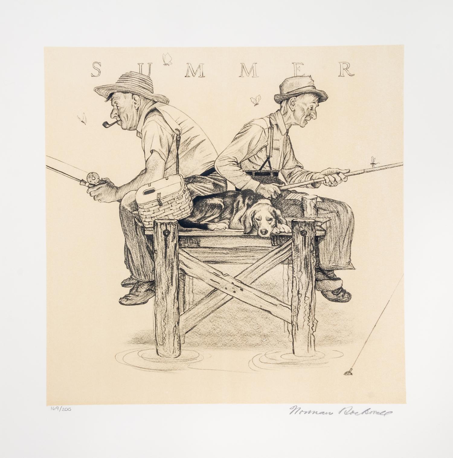 (CARICATURE) ROCKWELL, NORMAN. Four Seasons. New York, 1974. Limited edition, signed.