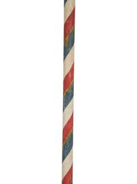 Four French Painted Javelins with Brass Blades