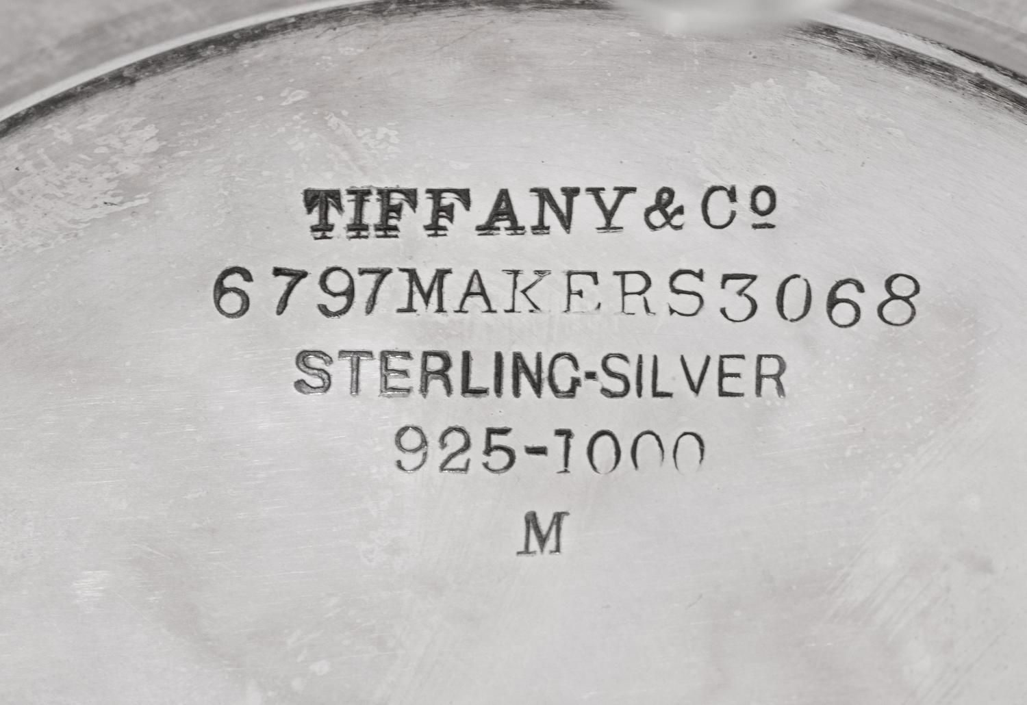 A Tiffany and Co. Silver Footed Compote