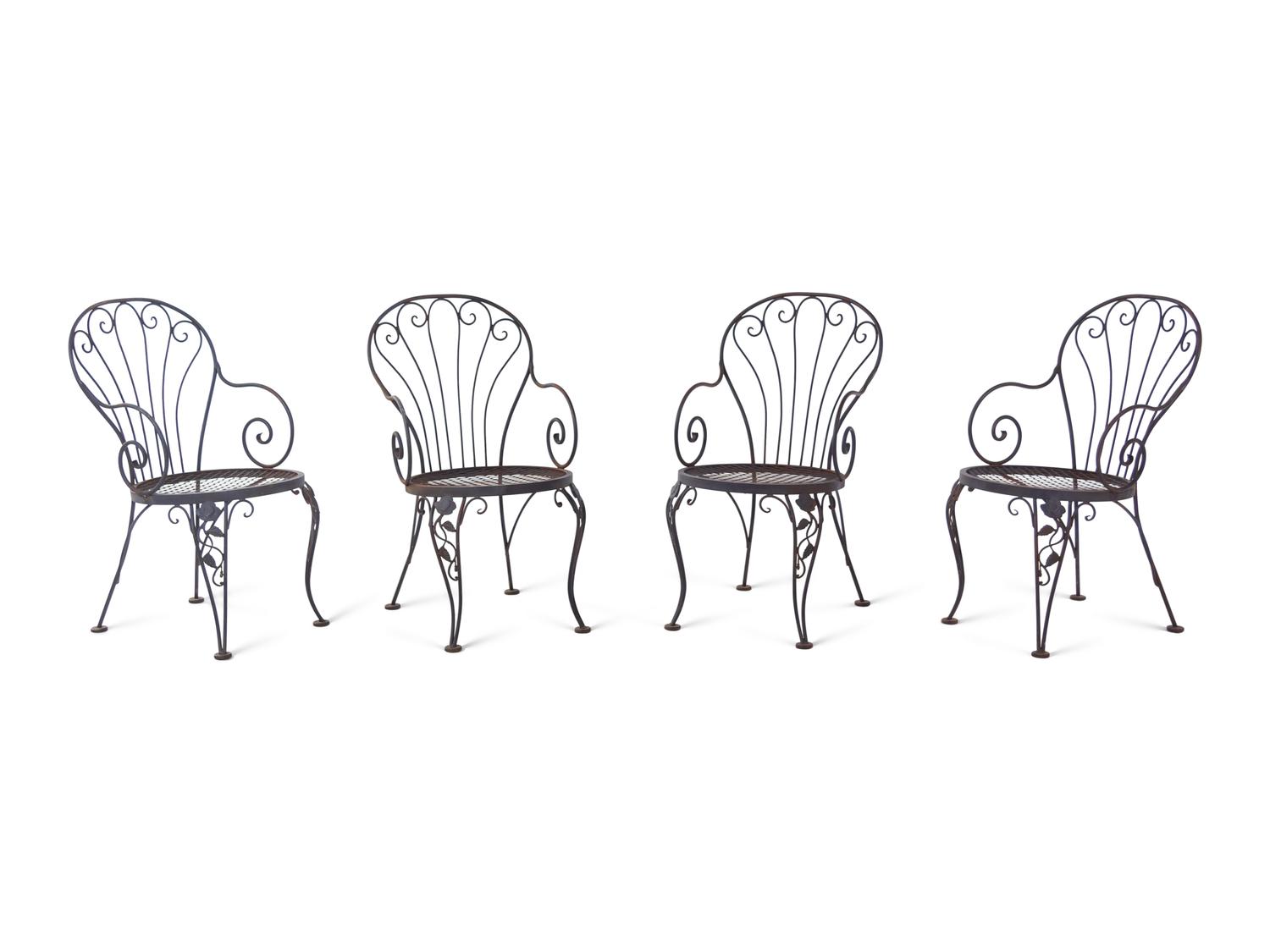 A Collection of Metal Garden Furniture