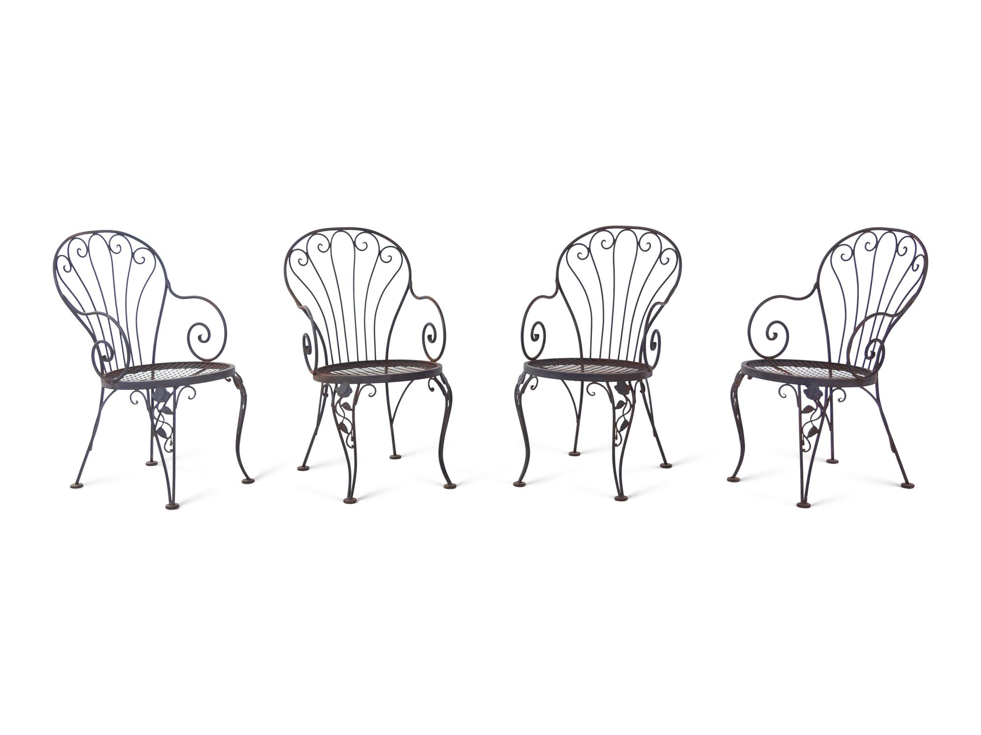 A Collection of Metal Garden Furniture