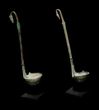 A Pair of Roman Bronze Ladles