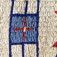 Sioux Beaded Hide Bag