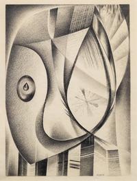 Medard Klein, (American, 1905-2002), Inscape
