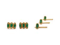 FRENCH, JADE AND YELLOW GOLD DRESS SET