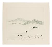 Three Works: Whirlwinds, Mojave Desert, Calif-, Desert Dunes and Drifting Sand - Amboy, Calif-