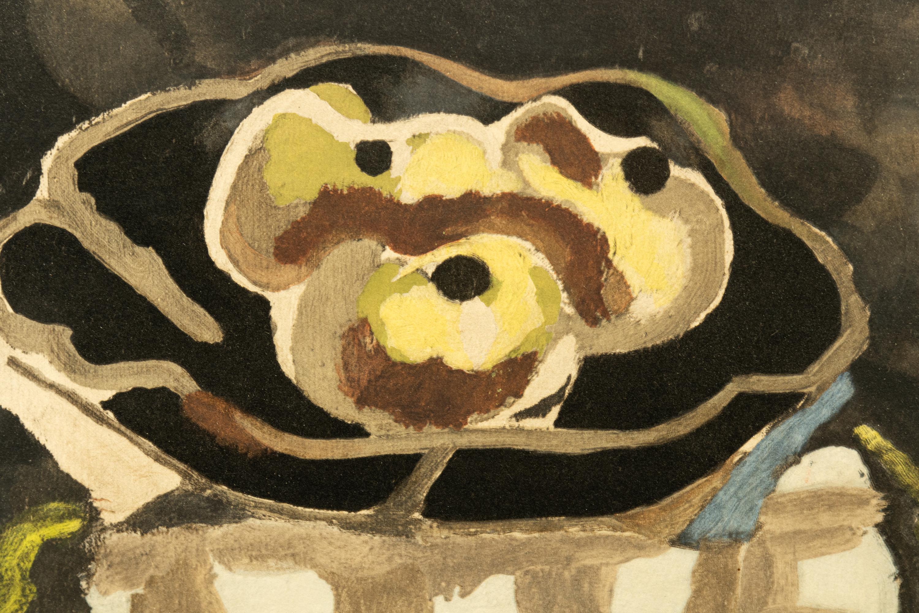 Nature Morte A La Coupe de Fruits