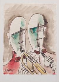 Stephen Longstreet, (American, 1907-2002), The Longhairs
