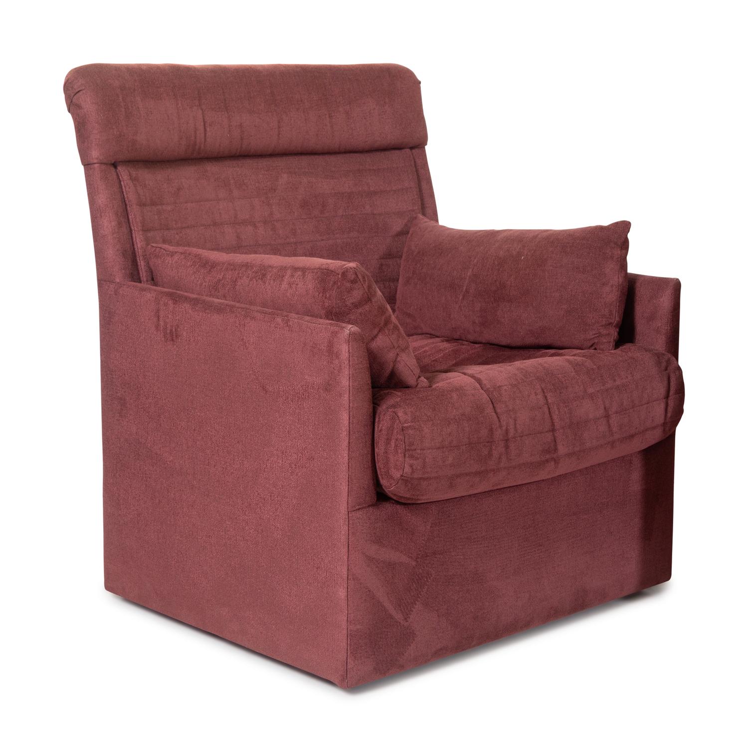 Four Modern Upholstered Armchairs