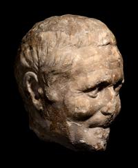 A Roman Marble Head of a Man