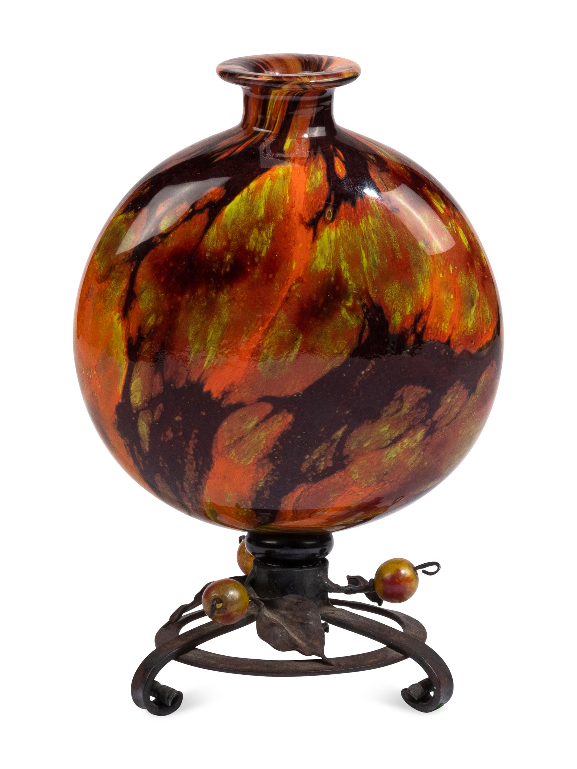 Marbrine Vase Circa 1930