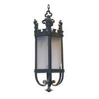 A Bronze Light Fixture 10.5" W x 10.5" D x 28" H — Argentina, Circa 1920