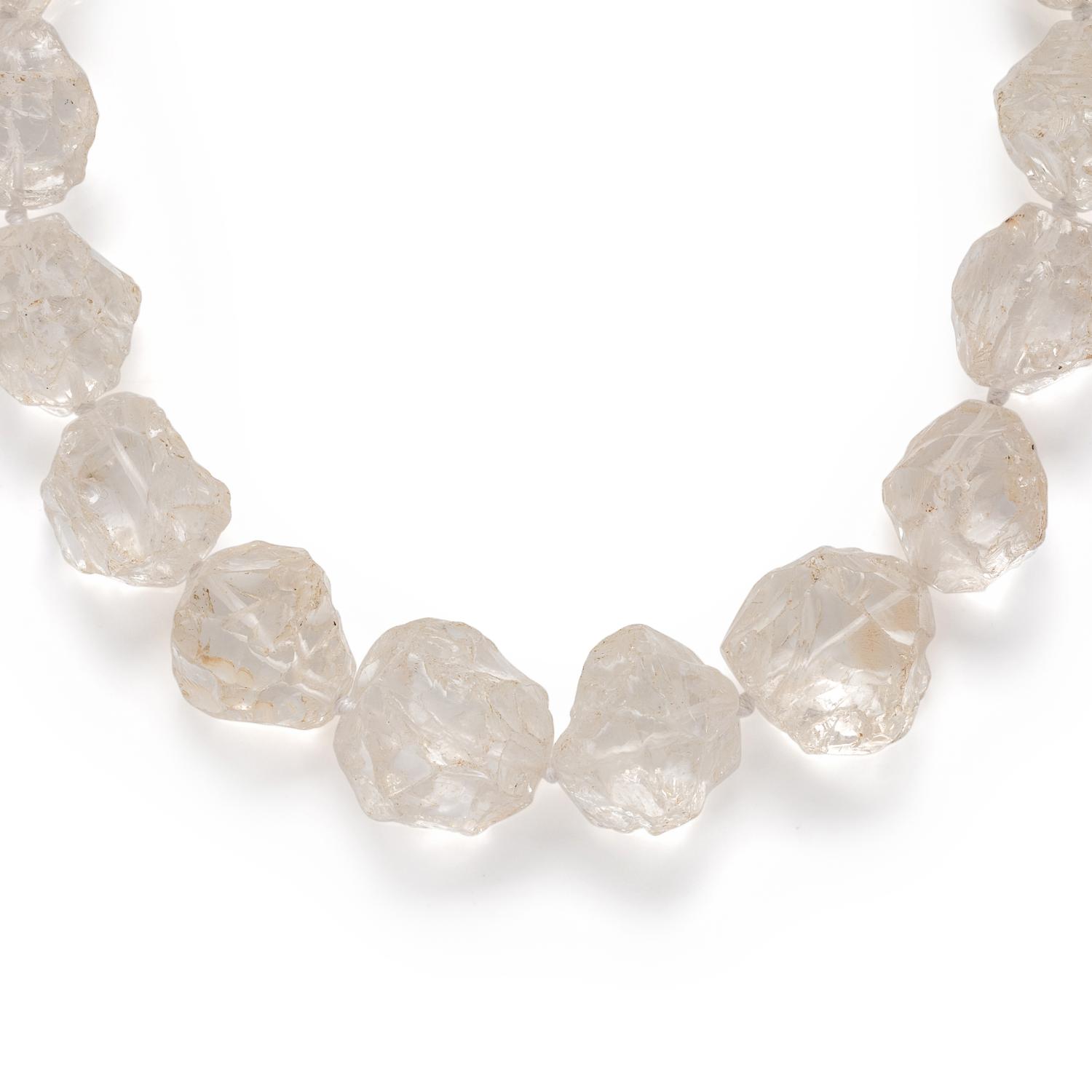 CHRISTOPHER WALLING, ROCK CRYSTAL BEAD NECKLACE