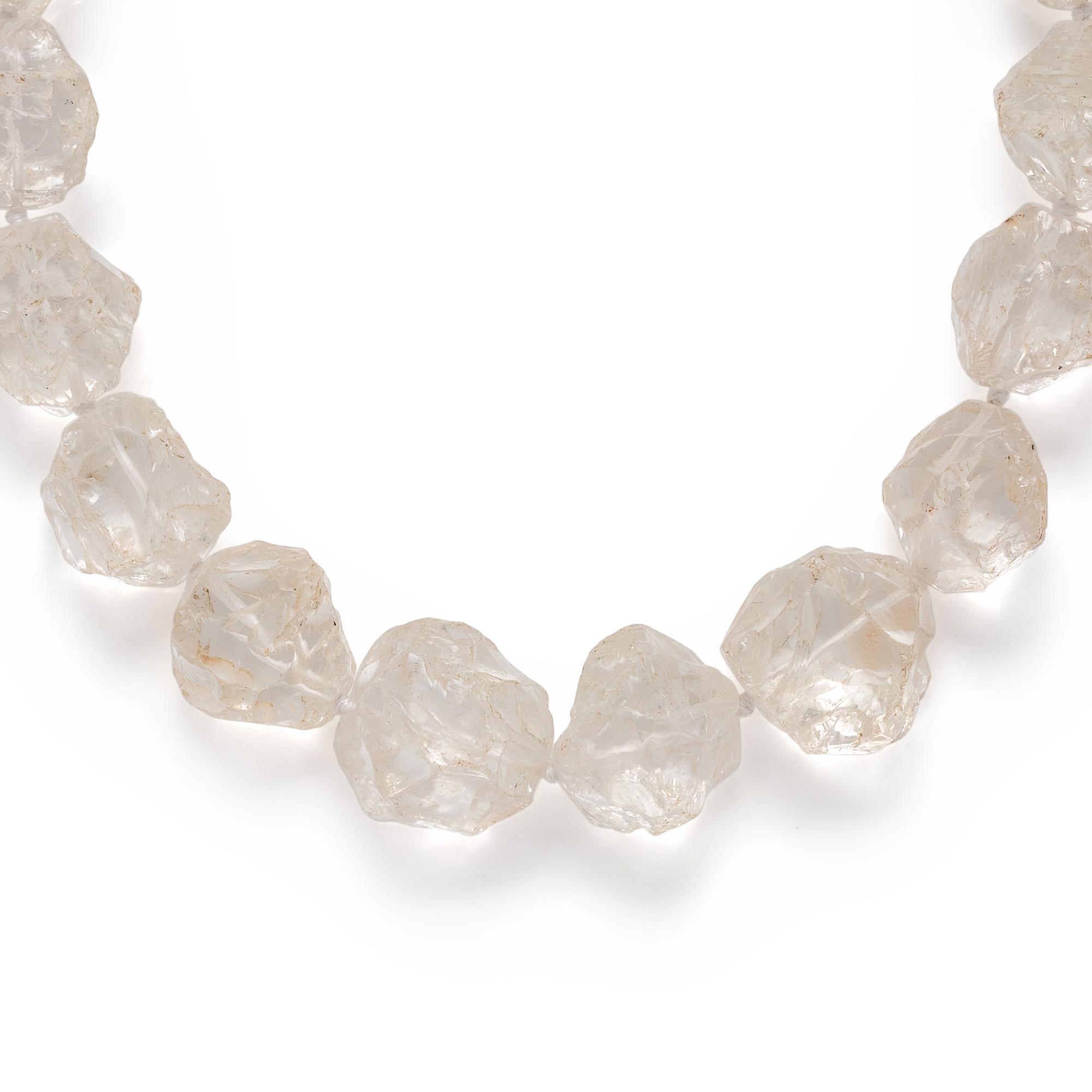 CHRISTOPHER WALLING, ROCK CRYSTAL BEAD NECKLACE