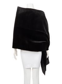 Four Ralph Rucci Fur Pieces: One Coyote Muff, Two Chinchilla Scarves, and One Mink Wrap