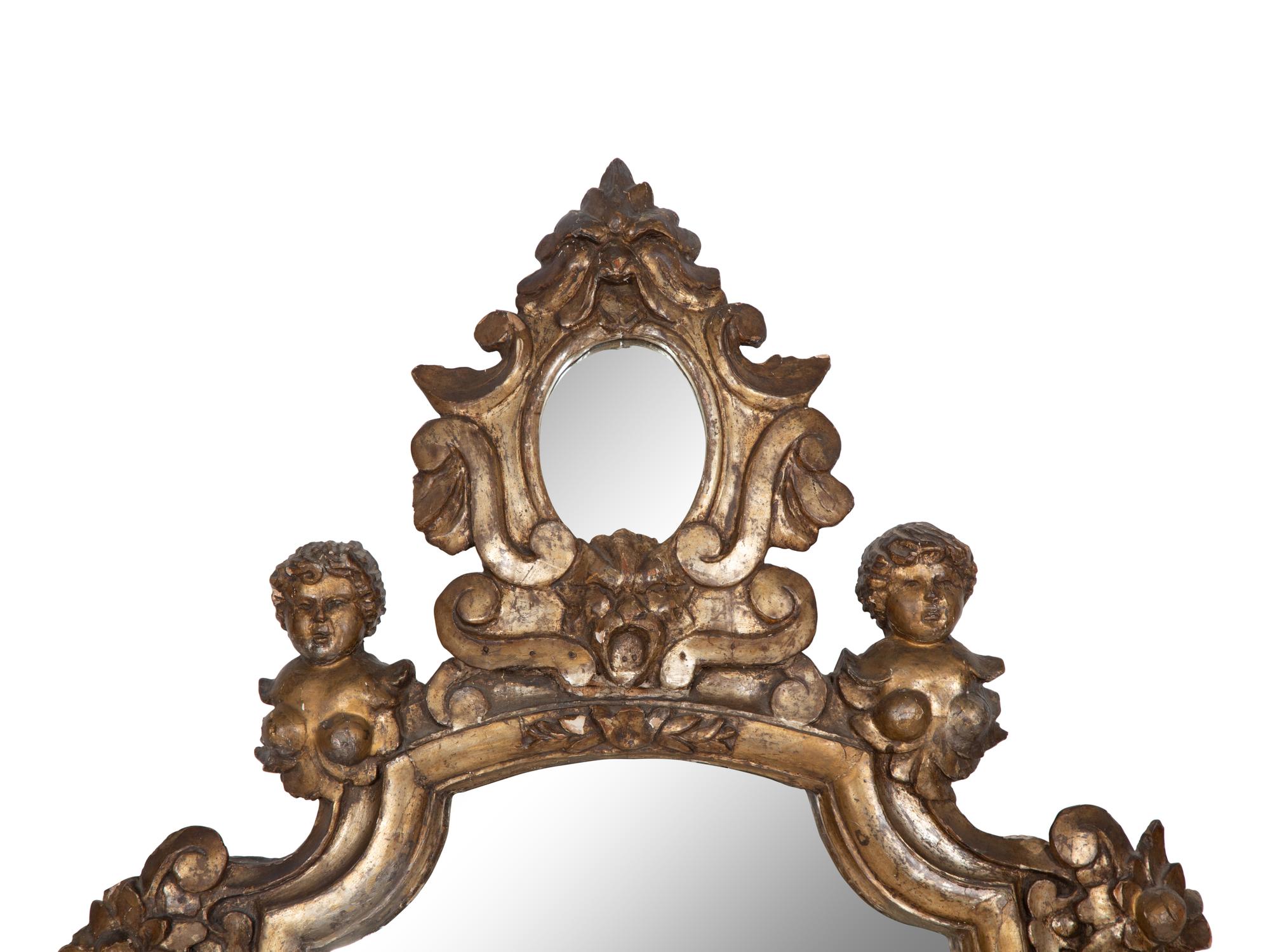 A Venetian Giltwood Mirror