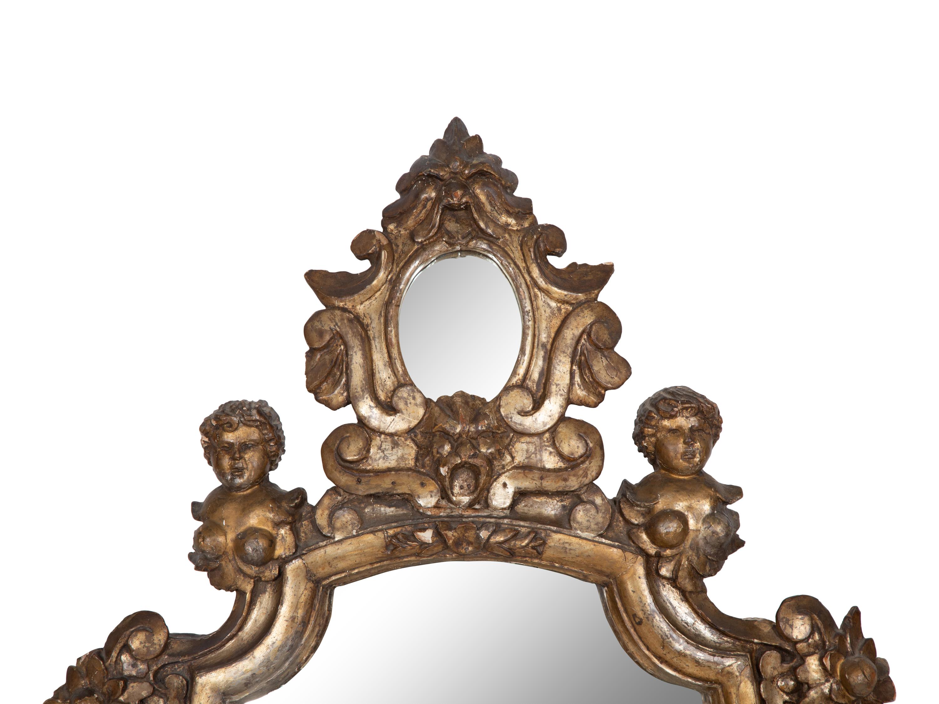 A Venetian Giltwood Mirror