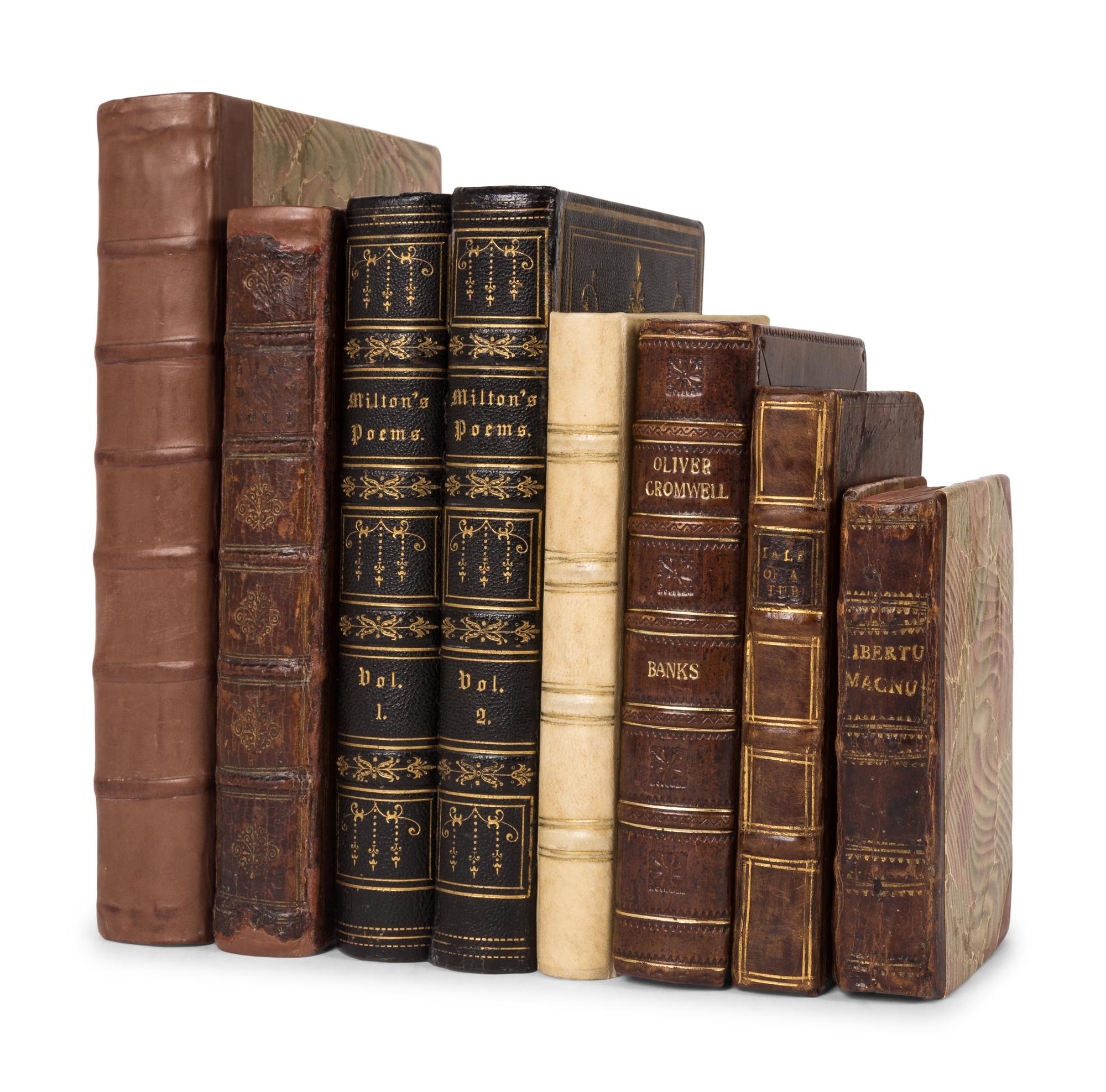 [LITERATURE & HISTORY -- ENGLISH]. A group of 8 works, including: