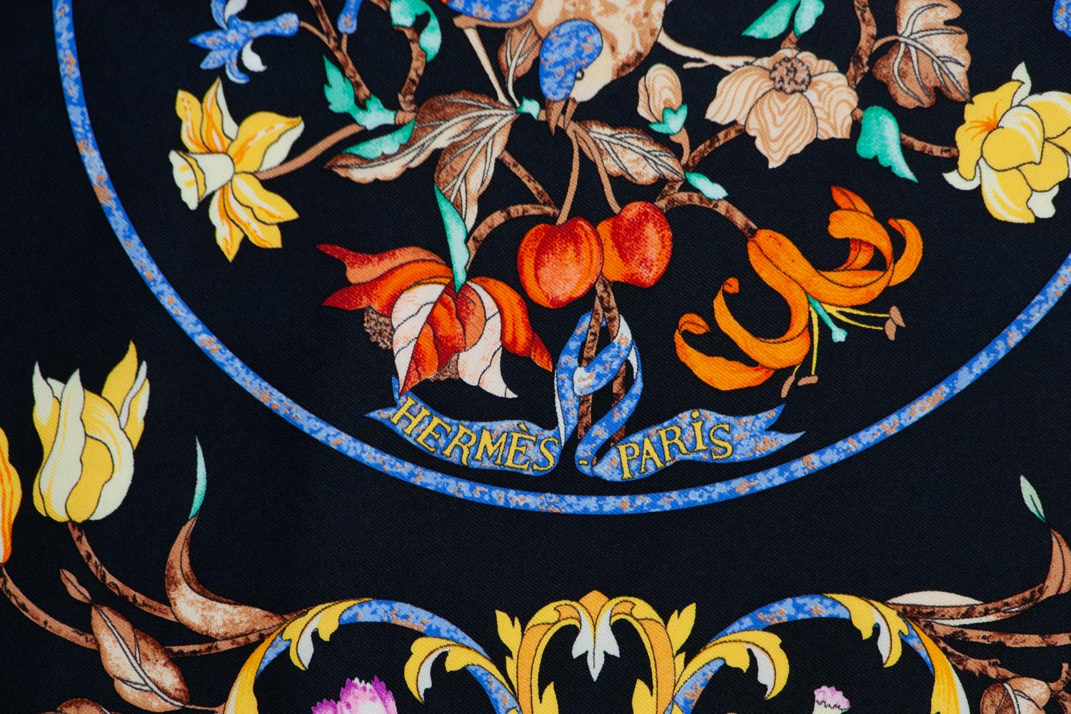 Three Hermès 90cm Silk Scarves