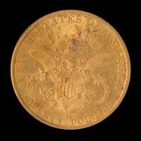 A United States 1882-CC Liberty Head $20 Gold Coin