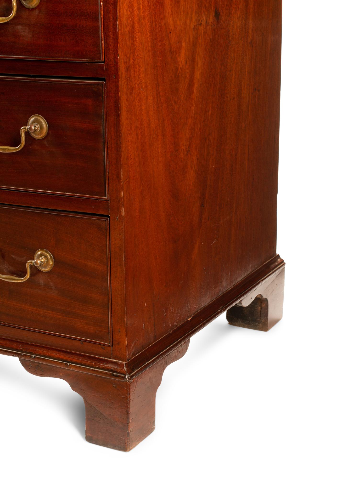 A George III Style Mahogany Slant Front Desk — 19TH/20TH CENTURY