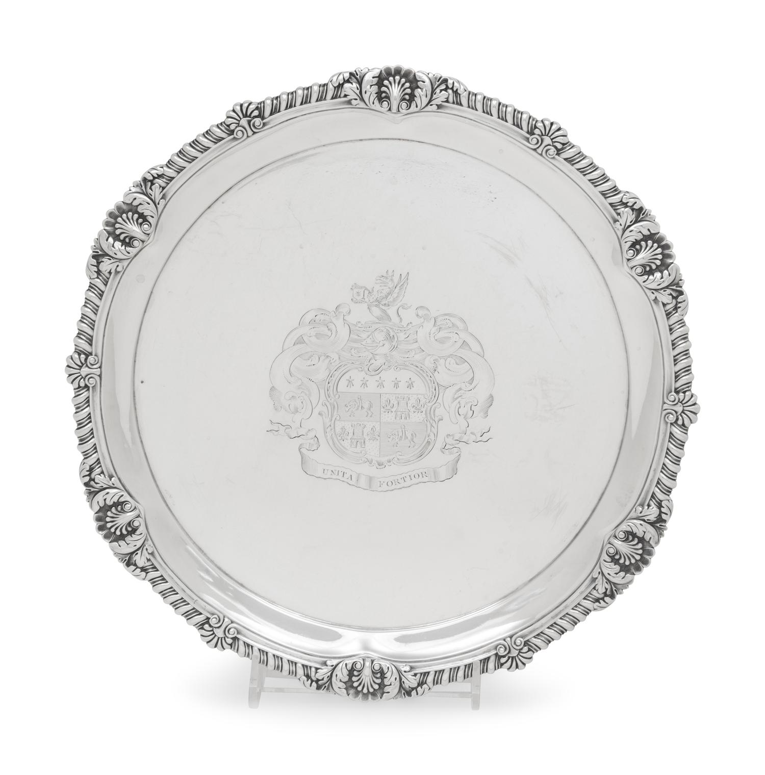A Paul Storr Silver Salver