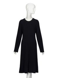Chanel, Black Wool Knit Dress