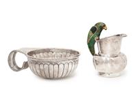 Two Mexican Silver Table Articles