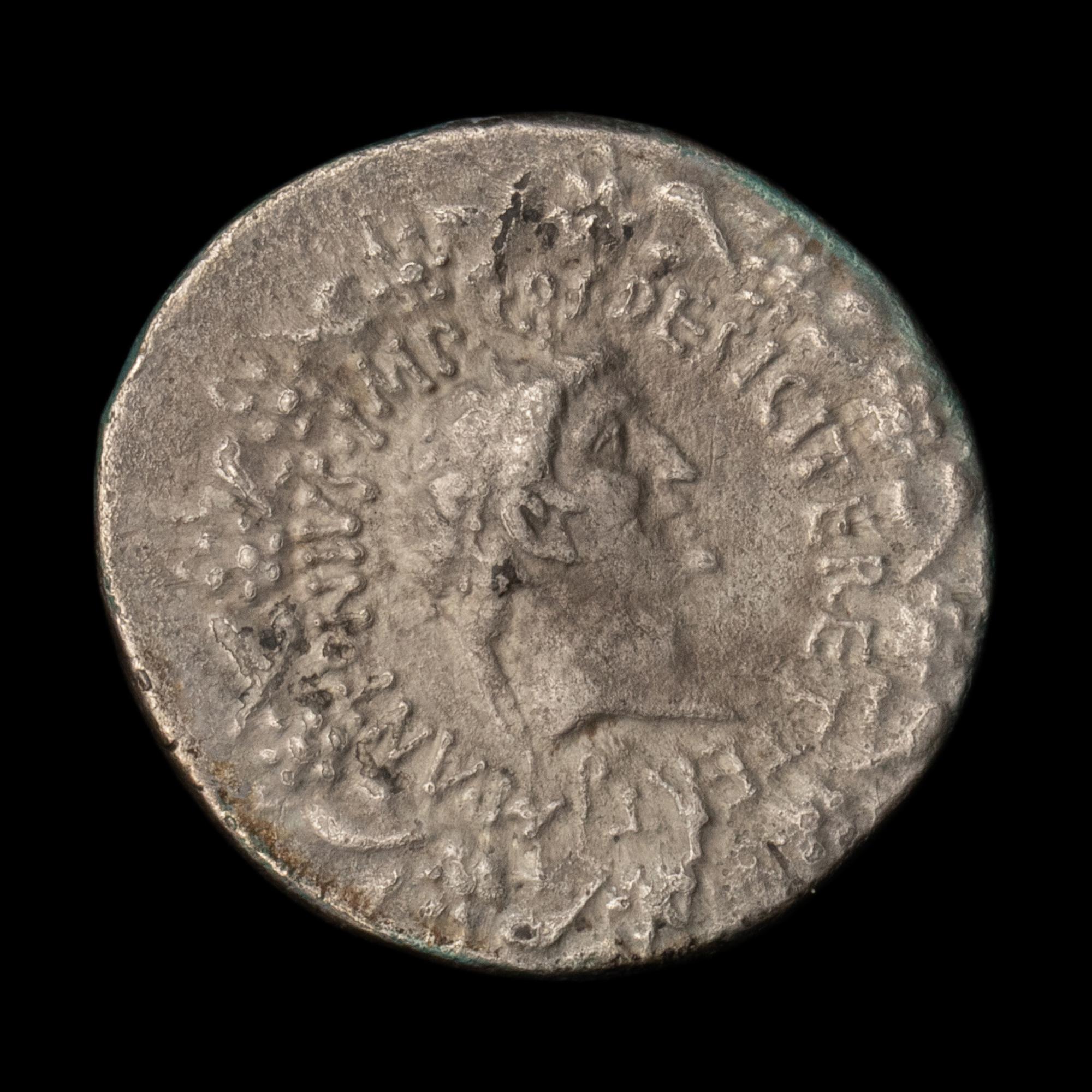 [ANCIENT] ROMAN EMPIRE. Marc Antony as Imperator and Triumvir with Octavia (c. 39 BC), Ar Cistophorus (Likely Ephesus Mint, 11.3 g)