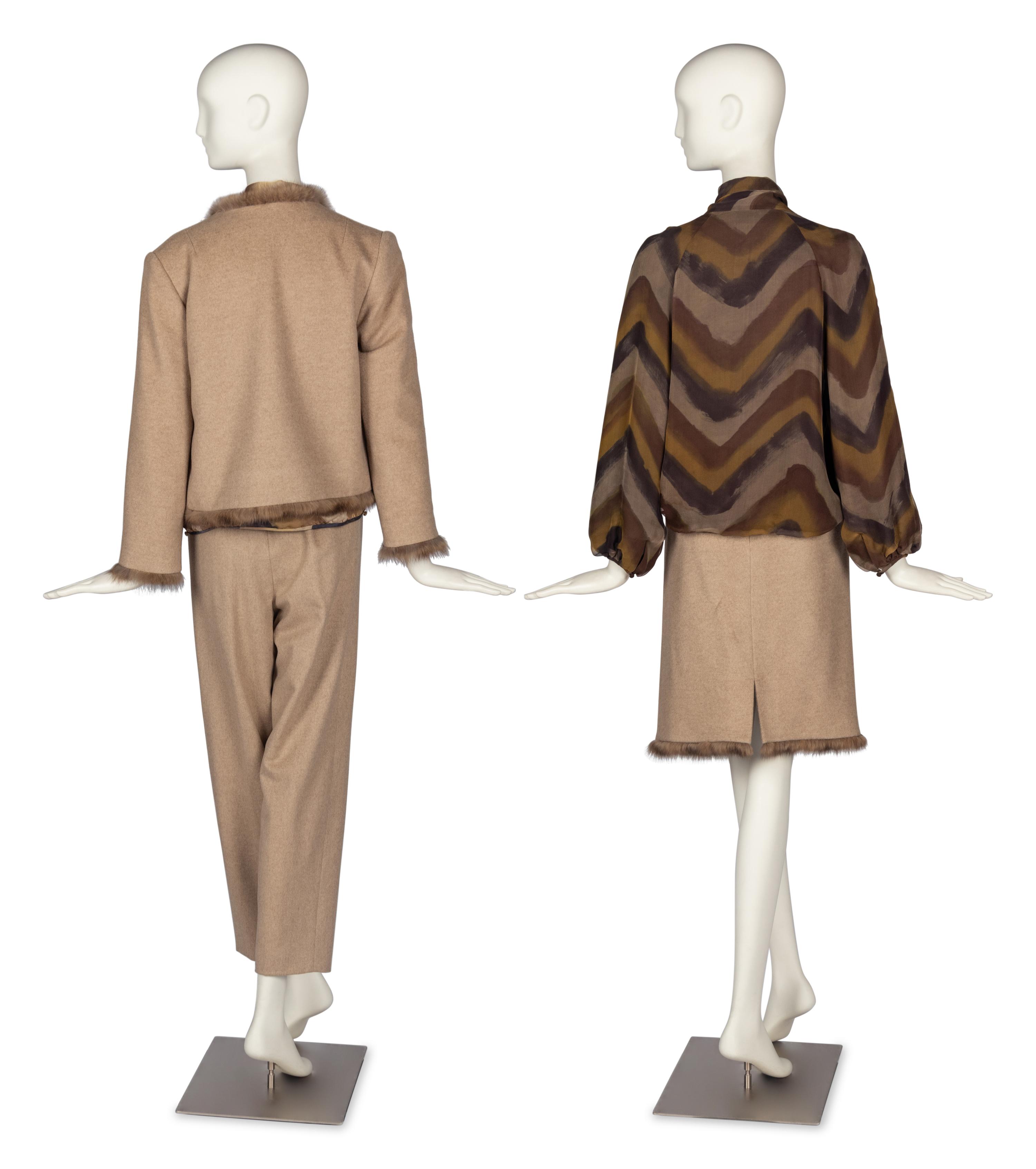 Five J. Mendel Separates Including Sable-Trim Ensemble