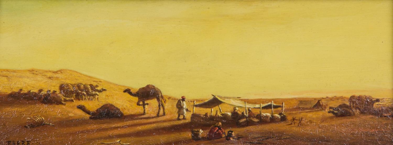 Charles Théodore (Frère Bey) Frère, (French, 1814-1888), Desert Camp