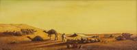 Charles Théodore (Frère Bey) Frère, (French, 1814-1888), Desert Camp