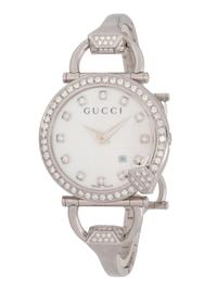 Gucci Chiodo Mother-of-Pearl Stainless Steel Wrist Watch