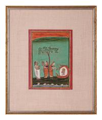 Seven Indian Miniature Paintings