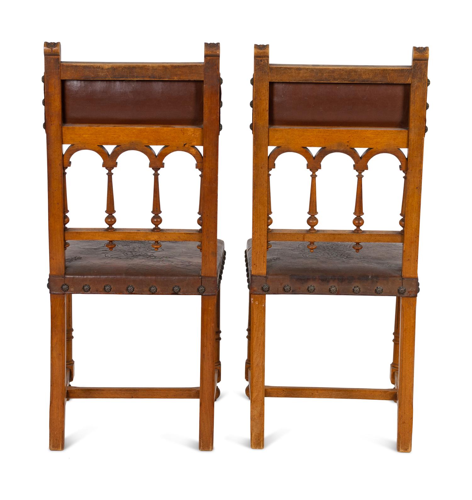 A Set of Six Baroque Style Dining Chairs — EARLY 20TH CENTURY